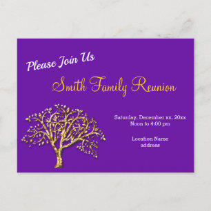 Carte postale Golden Tree Family Reunion