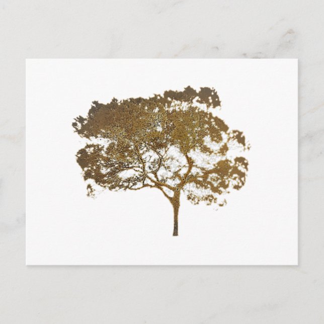 carte postale GOLDEN TREE STYLE DESIGN (Devant)