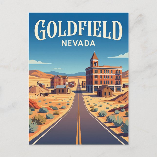 Carte Postale Goldfield États-Unis (Devant)