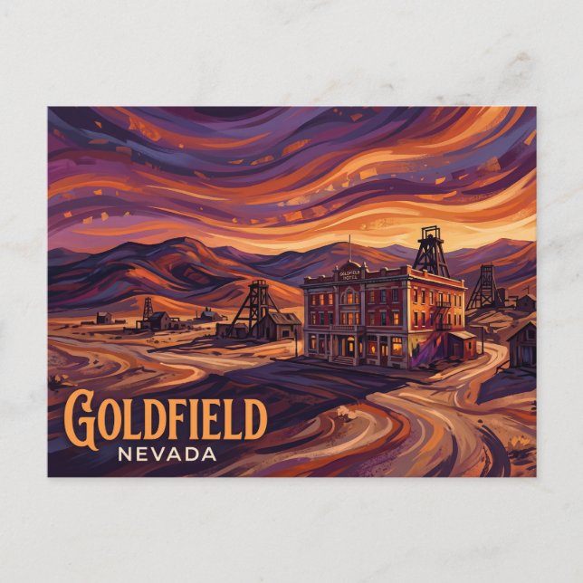 Carte Postale Goldfield États-Unis (Devant)