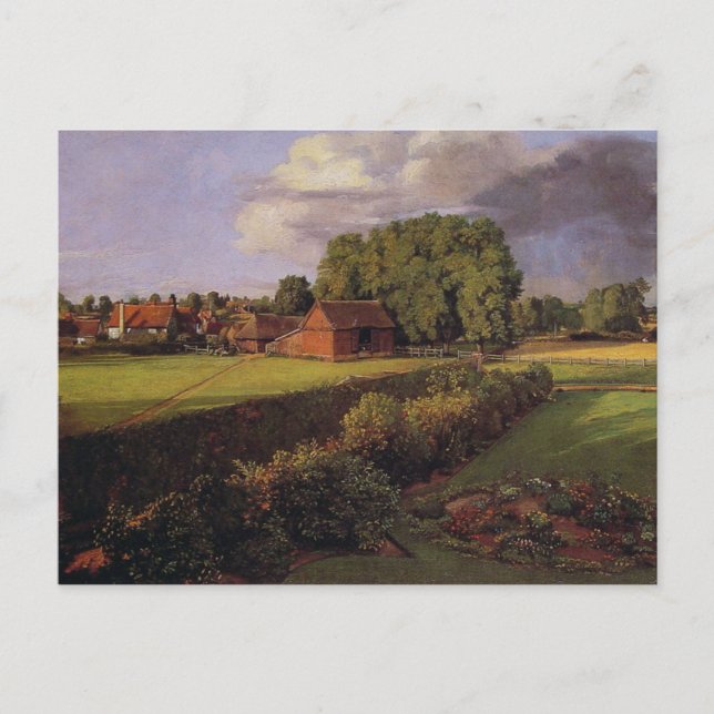 Carte Postale Golding Constable's Flower Garden, John Constable  (Devant)