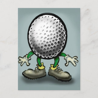 Carte Postale Golf