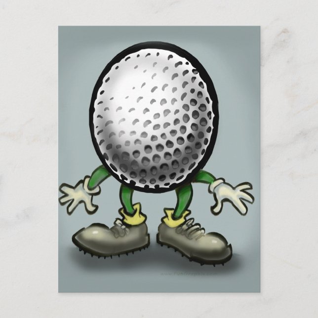Carte Postale Golf (Devant)