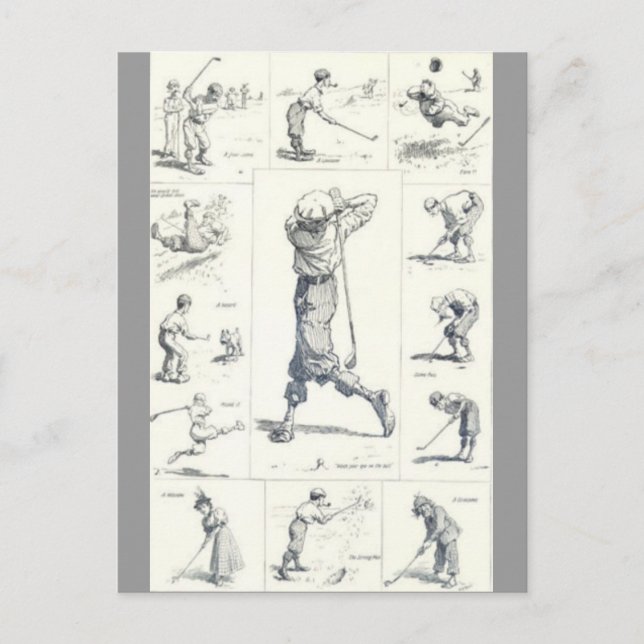 Carte Postale Golf (Devant)