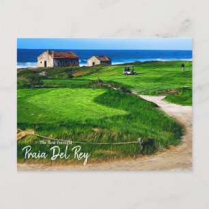 Carte Postale Golf à Praia Del Rey Portugal