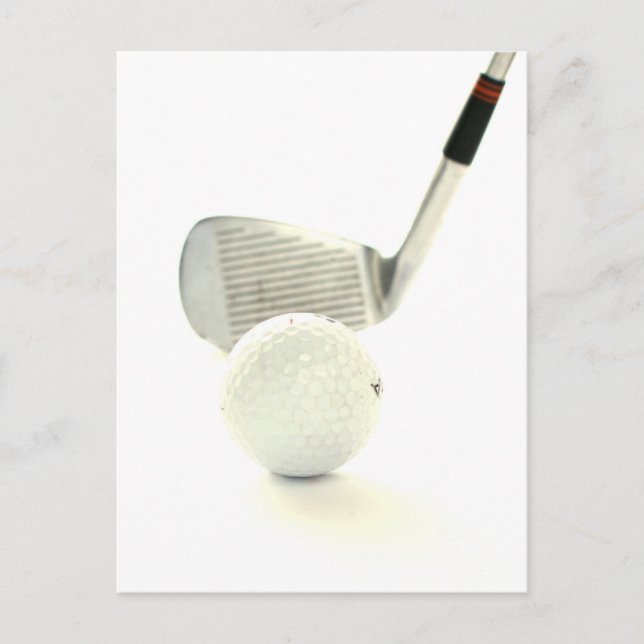 Carte postale Golf Ball and Club (Devant)