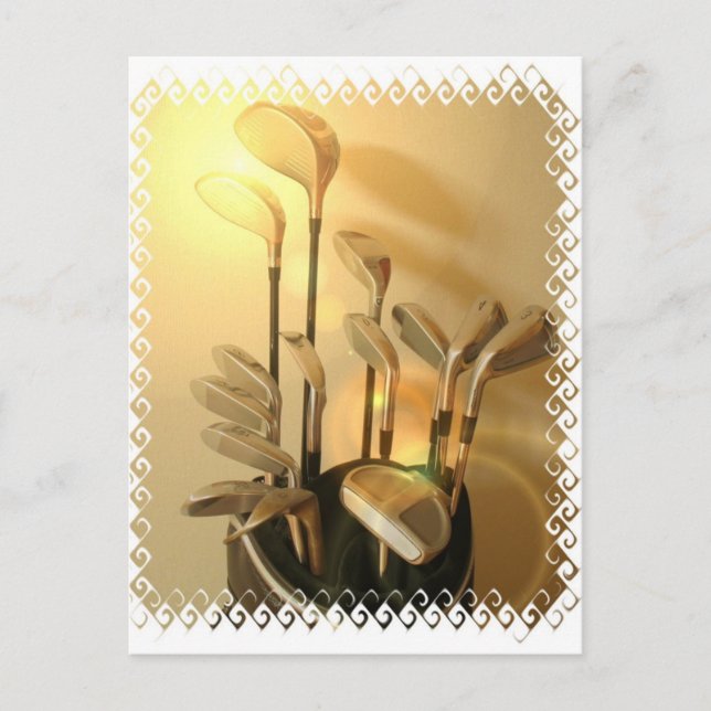 Carte postale Golf Clubs (Devant)