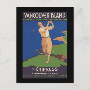 Carte Postale Golf de l'île de Vancouver tous les jours de l'ann