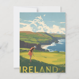 Carte Postale Golf d'Irlande