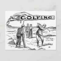 Golf Golfing Jouer Tournoi de golf Vintage