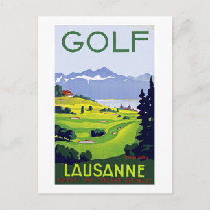 Carte Postale Golf ~ Lausanne
