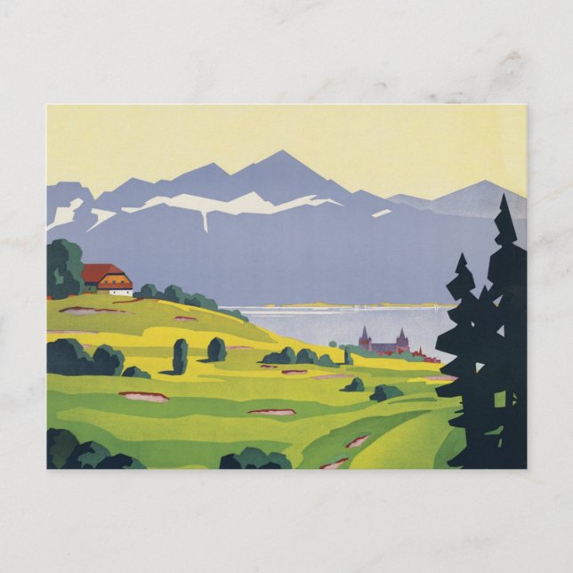 Carte Postale Golf Lausanne Suisse (Devant)