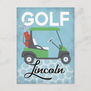 Carte Postale Golf Lincoln Nebraska - Vintage voyage rétro