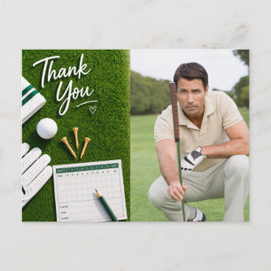 Carte Postale Golf Merci créer votre propre photo