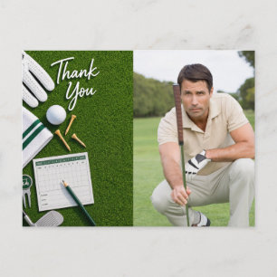 Carte Postale Golf Merci créer votre propre photo