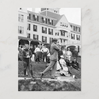 Carte Postale Golf vintage, années 1890