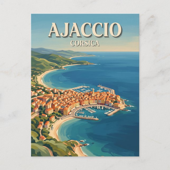 Carte Postale Golfe d'Ajaccio France (Devant)