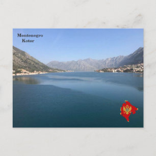 Carte Postale Golfe de Kotor, Monténégro