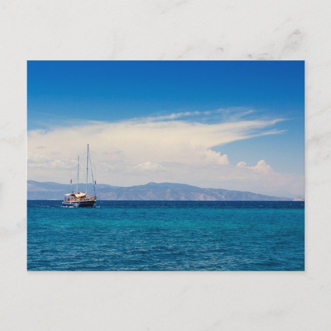 Carte Postale Golfe Saronique et côte de Grèce (Devant)