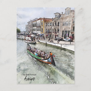 Carte Postale Gondola - Aveiro Portugal