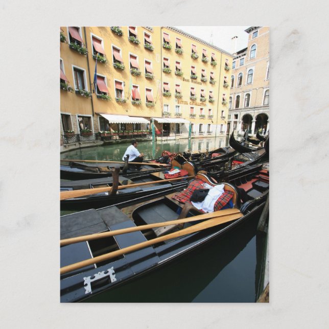 Carte Postale Gondole (Devant)