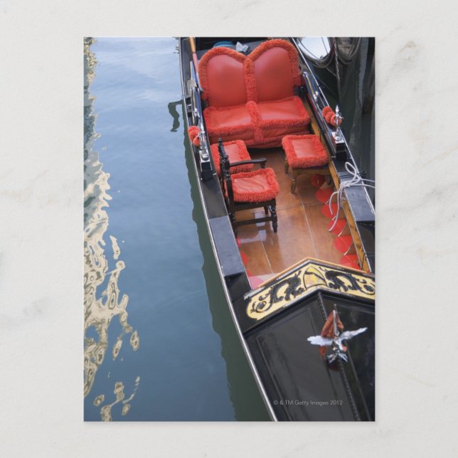 Carte Postale Gondole Venise Italie (Devant)