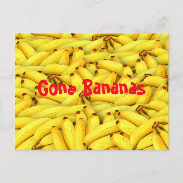 Carte Postale Gone Bananas (Devant)