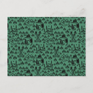 Carte Postale Gone Sign