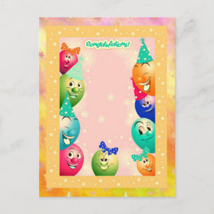 Carte Postale gonflé