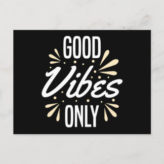 Carte Postale Good Vibes uniquement