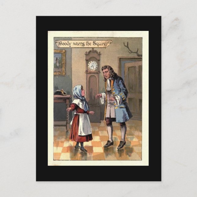 Carte Postale Goody met en garde l'écureuil (Devant)