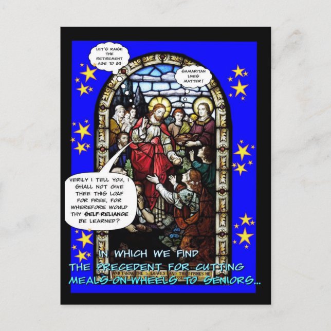 Carte Postale GOP et la faim (Devant)