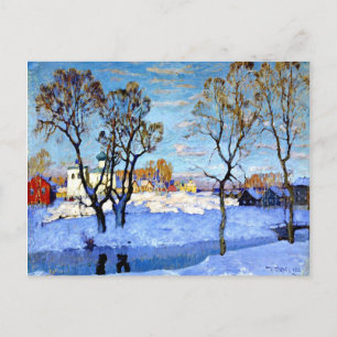 Carte Postale Gorbatov - Printemps précoce à Pskov