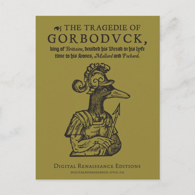 Carte postale Gorboduck (Devant)