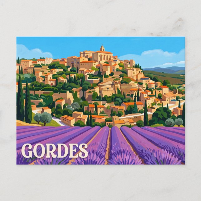Carte Postale Gordes France (Devant)