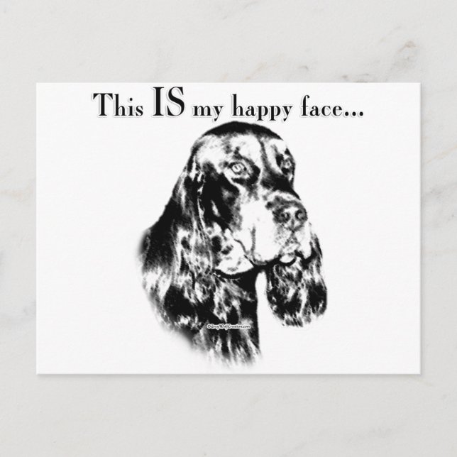 Carte Postale Gordon Happy Face (Devant)