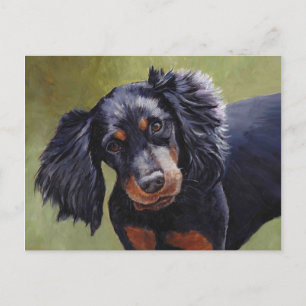 Carte postale Gordon Setter Dog Art