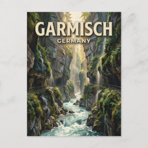 Carte Postale Gorge de la Partnach Allemagne