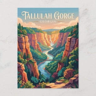 Carte Postale Gorge de Tallulah Géorgie