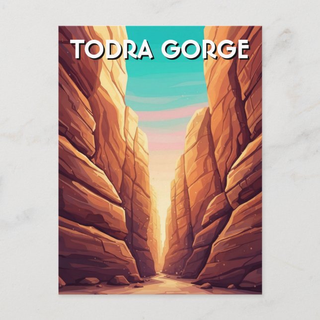 Carte Postale Gorge de Todra Maroc Voyage (Devant)