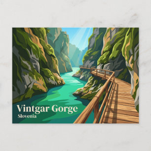Carte Postale Gorge de Vintgar Slovénie