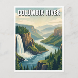 Carte Postale Gorge du fleuve Columbia en Oregon