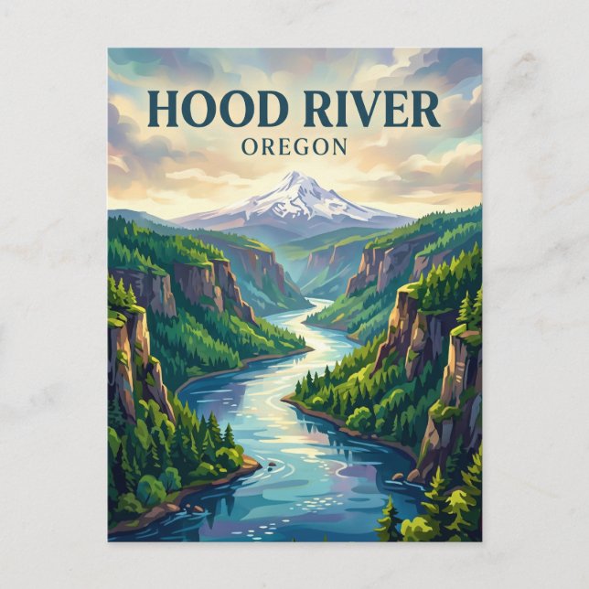 Carte Postale Gorge du fleuve Columbia États-Unis (Devant)
