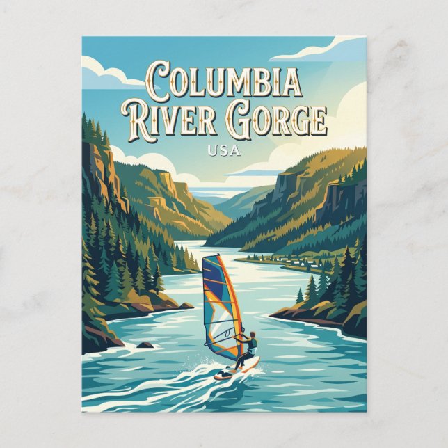 Carte Postale Gorge du fleuve Columbia États-Unis (Devant)