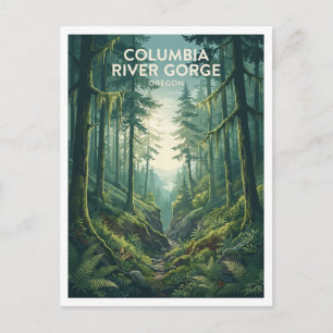 Carte Postale Gorge du fleuve Columbia Oregon Souvenir de voyage