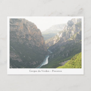 Carte Postale Gorge du Verdon, France