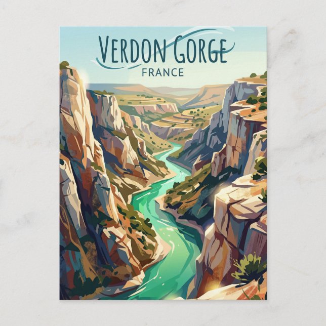 Carte Postale Gorges du Verdon France (Devant)