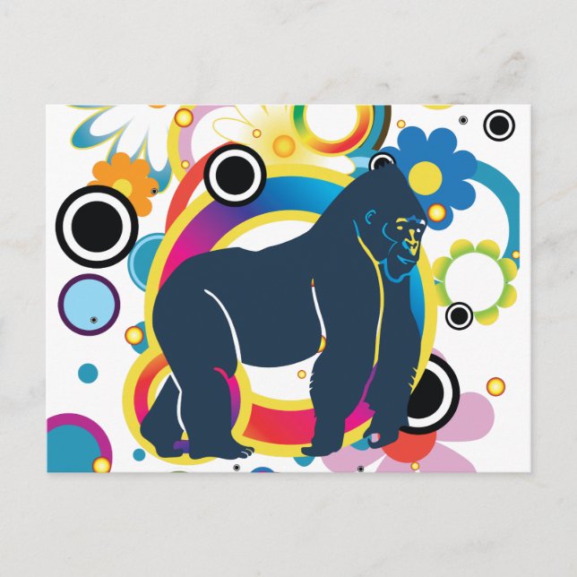 Carte postale Gorilla (Devant)