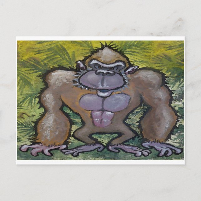 Carte Postale Gorilla (Devant)