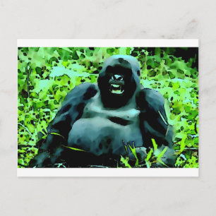 Carte postale Gorilla Artwork